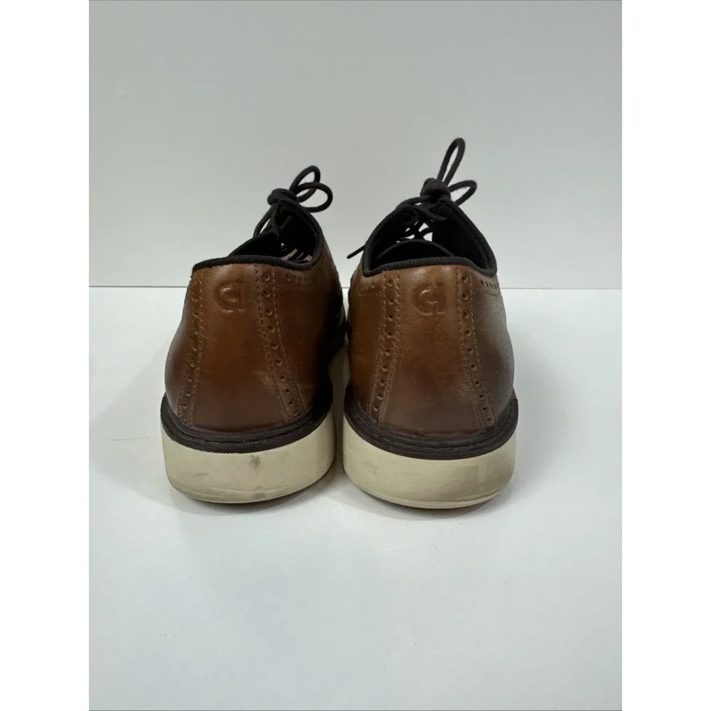 Cole Haan Men's Original Grand Wingtip Oxford Brown Leather Size 10 M C34120 EUC